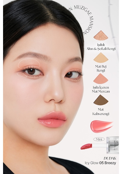 Muzıgae Mansıon Twist Pot Eye Palette 02 Rich Coral