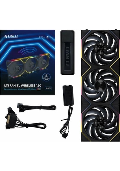 Lian Li Unı Fan Tl Wıreless 3x120mm Siyah Kasa Fanı