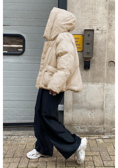 Madmext Bej Oversize Cepli Mont Mg1358-bej Bej
