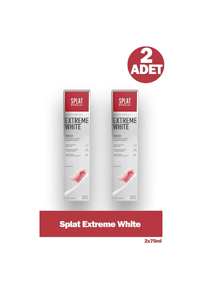 Splat Special Extreme White Beyazlatıcı Diş Macunu 75 Ml 2 Adet Beyazlık