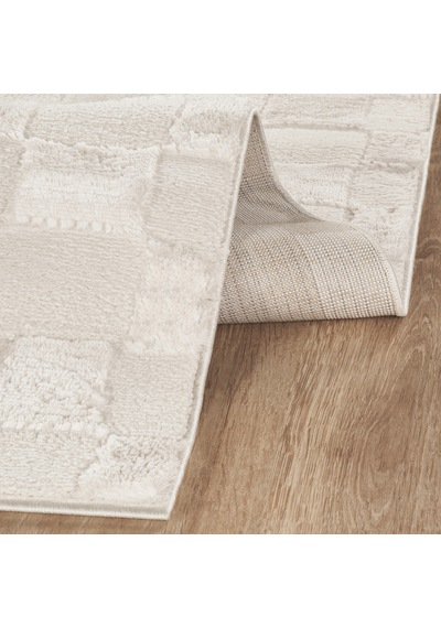 Kaşmir Halı 7/24 Plushy Todra Krem 80x300 Cm Bej