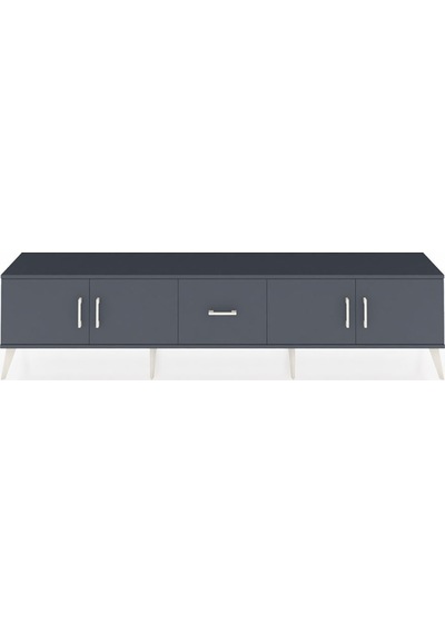 Arges Tv Ünitesi 2 Raflı Tek Çekmeceli 4 Kapaklı 220x30x51 Antrasit-antrasit Antrasıt/antrasıt - Antrasıt Arges Tv Ünitesi 2 Raflı Tek Çekmeceli 4 Kapaklı 220x30x51 Antrasit-antrasit Antrasıt/antrasıt - Antrasıt