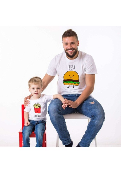 Best Friends Baba Oğul Kombini Tshirt Giyim (542943956)