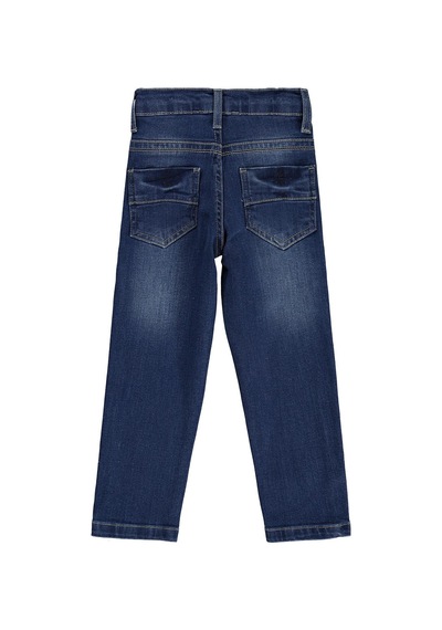Civil Boys Basic Çizgili 6-9 Yaş Pantolon Kot - Mavi KOYU MAVİ