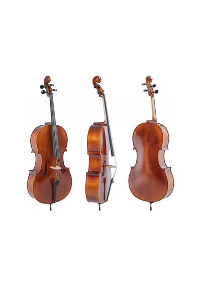 Gewa Gs4020512111 Allegro Vc1 Çello 4/4 Tam Boy Masif Ön Kapak Zengin Ton