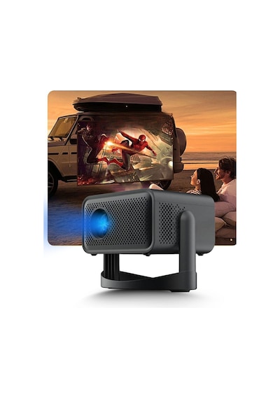 Taşınabilir 4k Projeksiyon Cihazı 1080p Full Hd Akıllı Projektör, Ev Ve Ofis İçin, Kablosuz Bağlantı
