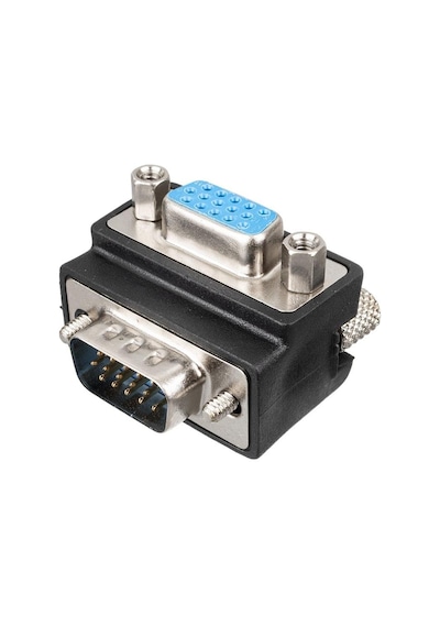 Powermaster Vga Dişi Erkek Çevirici 90 Derece L Tip