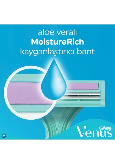 Gillette Simply Venus 2 Kullan At Kadın Tıraş Bıçağı 24lü 6pk 4