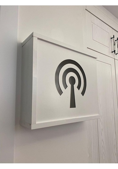 Rmd Shop Wifi Modem Saklama Kutusu 35 X 40 Cm Beyaz Genel