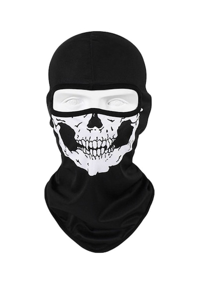 Motoanl Motosiklet Kurukafa Balaklava Güneş Koruyucu Rüzgar Geçirmez Motor Maske 2 Adet Siyah
