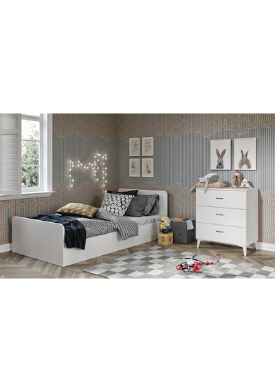 Kznhome Tek Kişilik Mdf Karyola - 100Cm X 200Cm