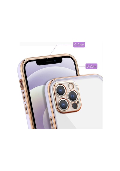 Smcase Apple Uyumlu iPhone 13 Pro Max Kılıf Kamera Korumalı Voit Lazer Silik