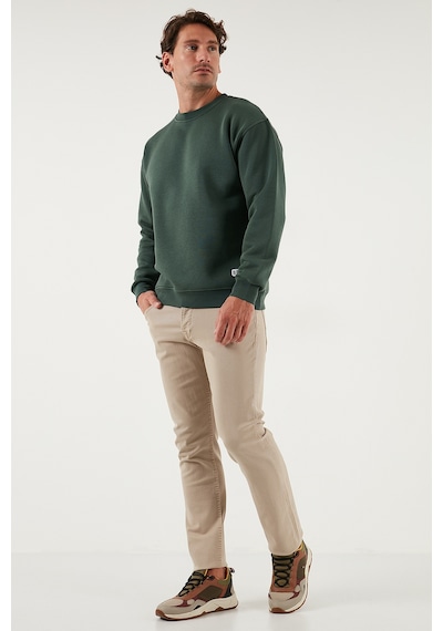 Buratti Regular Fit Bisiklet Yaka Şardonlu 2'Li Paket Erkek Sweat 5905255S2 Nefti-Nefti
