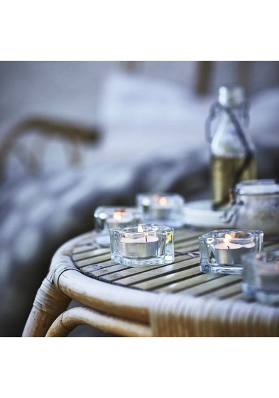 Ikea Jämlık 30'li Tealight Mum 3,8 X 3 Cm Hindistan Cevizi - Vanilya - Süt Beyaz