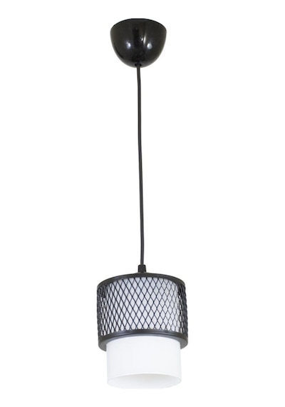 Tekli Beyaz Cam Kafes Model Modern Sarkıt Avize L