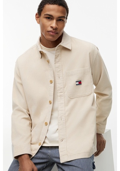 Tommy Hilfiger Erkek Tjm Brıck Cord Overshırt Ext Dm0dm21698-thacı-16123 Krem