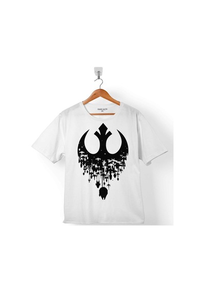 Star Wars Yıldız Savaşları Vader Silüet Tasarım Çocuk Tişört 001