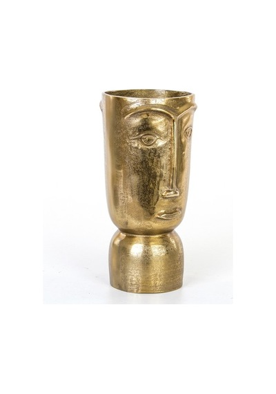 Euro Flora Metal Surat Vazo 16.5x37 Cm Dore