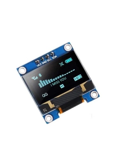 Oled 0.96 İnç 128X64 Piksel Ekran Modülü - Mavi