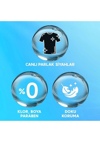 Sıvı Çamaşır Deterjanı Komple Bakım Serisi Kömür Siyahlığı Siyahlar 2.5 L