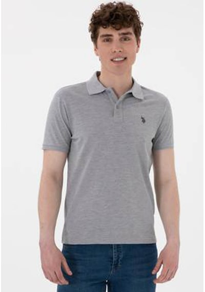 U.s. Polo Assn. Gtp04ıy025 Gri Erkek Polo Yaka T-shirt 2084151 Gri