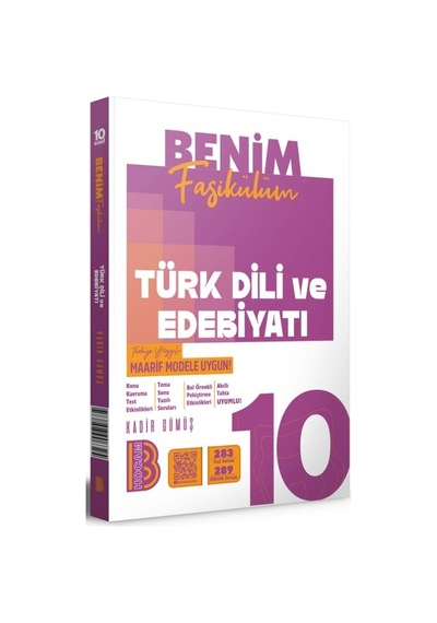 10. Sınıf T.d.ve Edebiyatı Maarif Model Fasikülüm