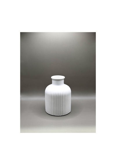Mini Dekoratif Vazo - 10cm Boyunda - Alçı Vazo - Kuru Çiçek İçin Mini Vazo Çok Renkli