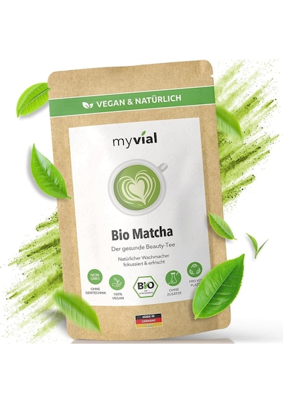 Myvial Japon Matcha Tozu 100 Gr Kagoshima Menşeli Vegan Katkısız Plastik İçermez Bitki Çayı