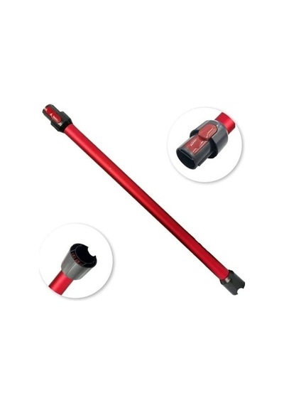 Dyson V8 V10 V11 V15 Detect Uyumlu Dikey Süpürge Kırmızı Boru