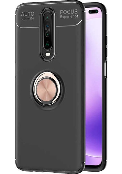 Xiaomi Redmi K30 Kılıf Yüzüklü Magnetli Ravel Case