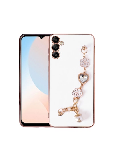 Zore Galaxy A24 Kılıf El Tutamaçlı Kamera Korumalı Ogaa Taka Silikon Kapak - Siyah