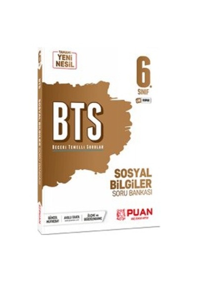 Puan Yayınları 6.Sınıf Sosyal Bilgiler Soru Bts