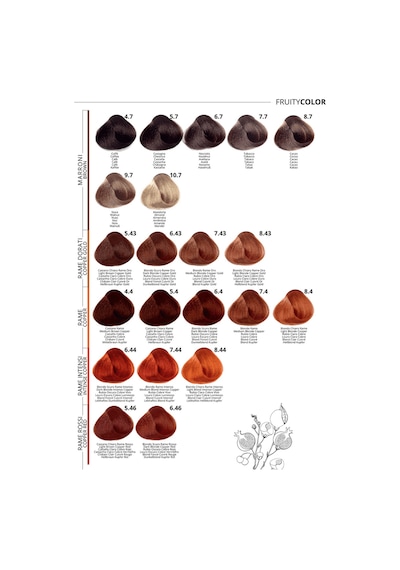Purıng Fruity Color Meyve Asitli Profesyonel Krem Saç Boyası 100ml - 5.2 Açık Kahve Viyole Parlak Mor