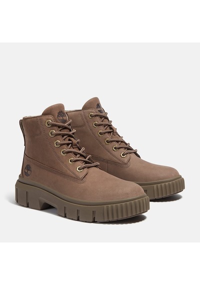 Timberland Greyfield Mid Lace Up Kadın Bot-33975 Kahverengi