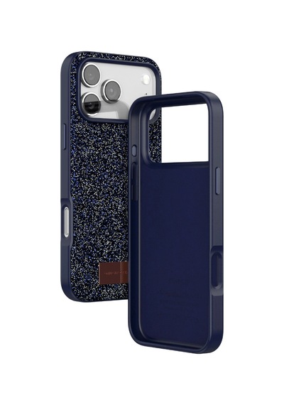 Onegif Apple İphone 17 Pro Bright Simli Kapak - Mavi - Mavi