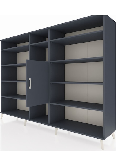 Hyperion Dolap 12 Raflı Tek Kapaklı 220x44x163 Antrasit-antrasit Antrasit-antrasit Hyperion Dolap 12 Raflı Tek Kapaklı 220x44x163 Antrasit-antrasit Antrasit-antrasit