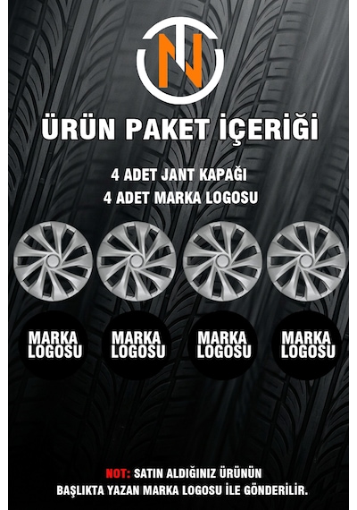 Opel Astra 16 İnç Jant Kapağı Takım Gri G122