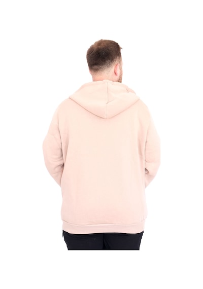 Mode Xl Büyük Beden Erkek Kapüşonlu Fermuarlı Sweatshirt U25803 Bej Bej
