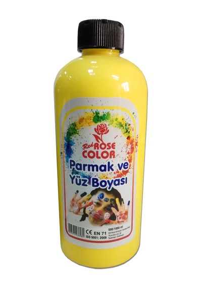 Parmak ve Yüz Boyası Sarı Renk
