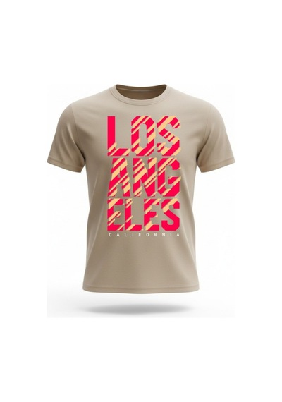 Urbantrendstore Unisex Los Angeles Yazılı Oversize Fit Rahat Geniş Salaş T-shirt Günlük Tişört Bej Urbantrendstore Unisex Los Angeles Yazılı Oversize Fit Rahat Geniş Salaş T-shirt Günlük Tişört Bej