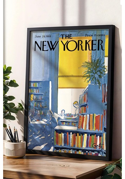 The New Yorker Çerçeveli Tablo June 29 1968