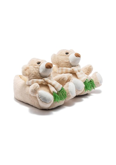 Twigy Twıgy Tw Kutup Bej Kadın Hayvanlı Panduf 36/41 Bej