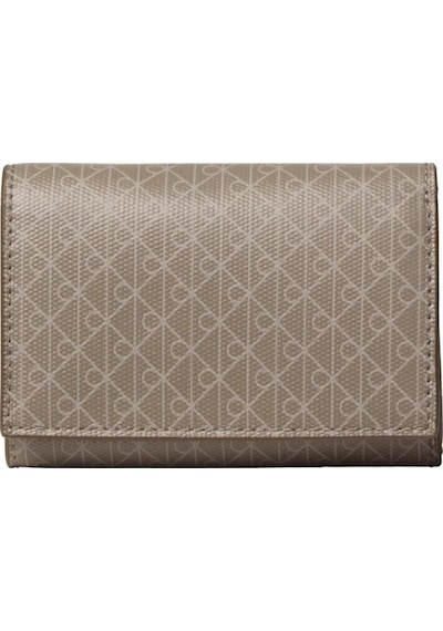 Calvin Klein Emblem Aop Trıfold W/ Zıp Pocket-12086 Haki