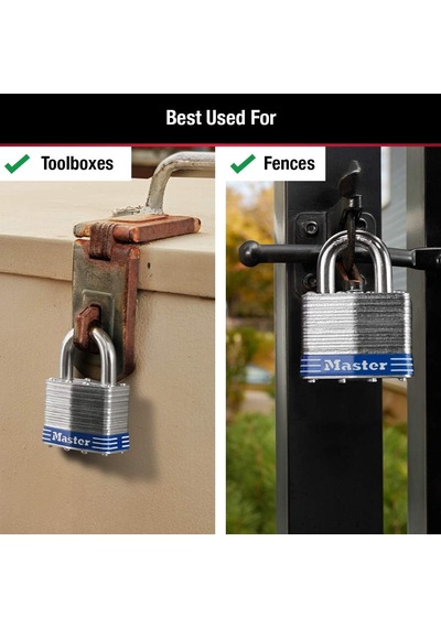 Master Lock Anahtarlı 5t Dış Mekan Asma Kilit, 2 Paket Anahtarlı