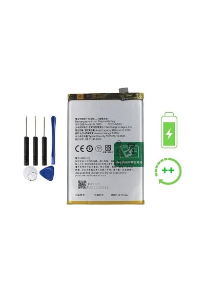 Oppo A54 İle Uyumlu A+ Kalite Pil Batarya Blp851