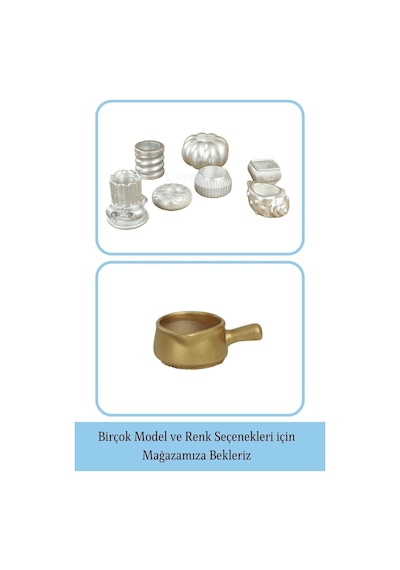 Mumluk Şamdan Tealight Mum Uyumlu Mini Tava Model - Gümüş