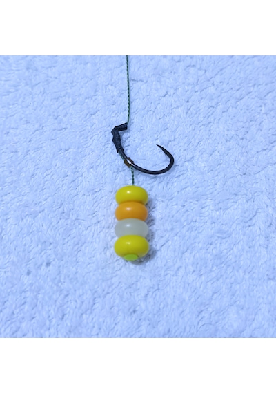Küspeli Karışık Renkli Hacı Boncuklu Sazan Takımı