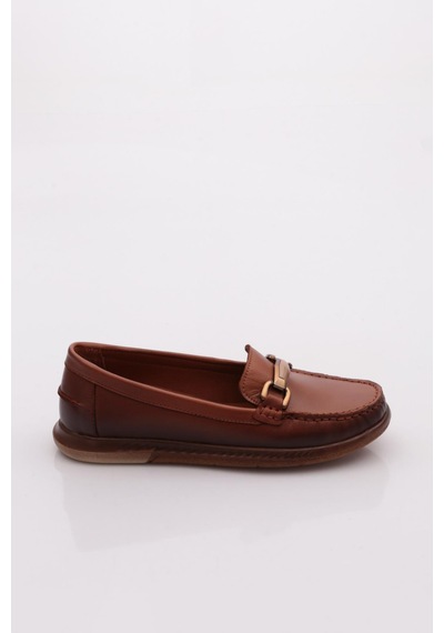 Venüs 26484109y Kadın Deri Loafer Ayakkabı Taba Ç