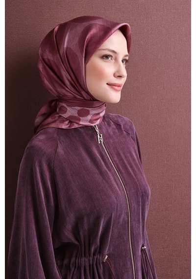 Armine Saf İpek Sura Eşarp 9637d 85 Buz Mavi
