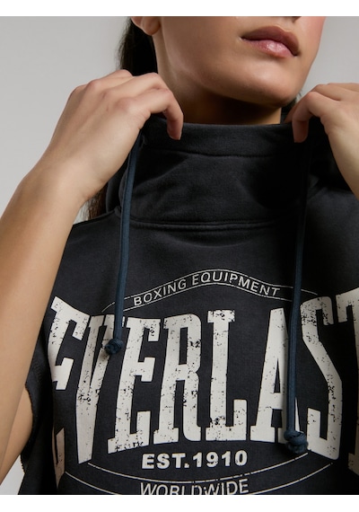 Everlast Authentic Boxing Wmn Oversize Antrasit Kadın Kolsuz Sweatshirt Antrasit